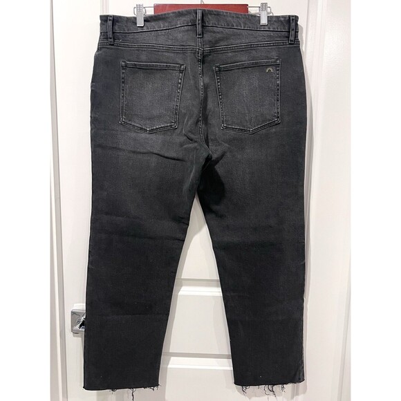 Porter Blue The Rebel Straight-Cole High Rise Straight Leg Jeans Denim Women 32 - Picture 11 of 16